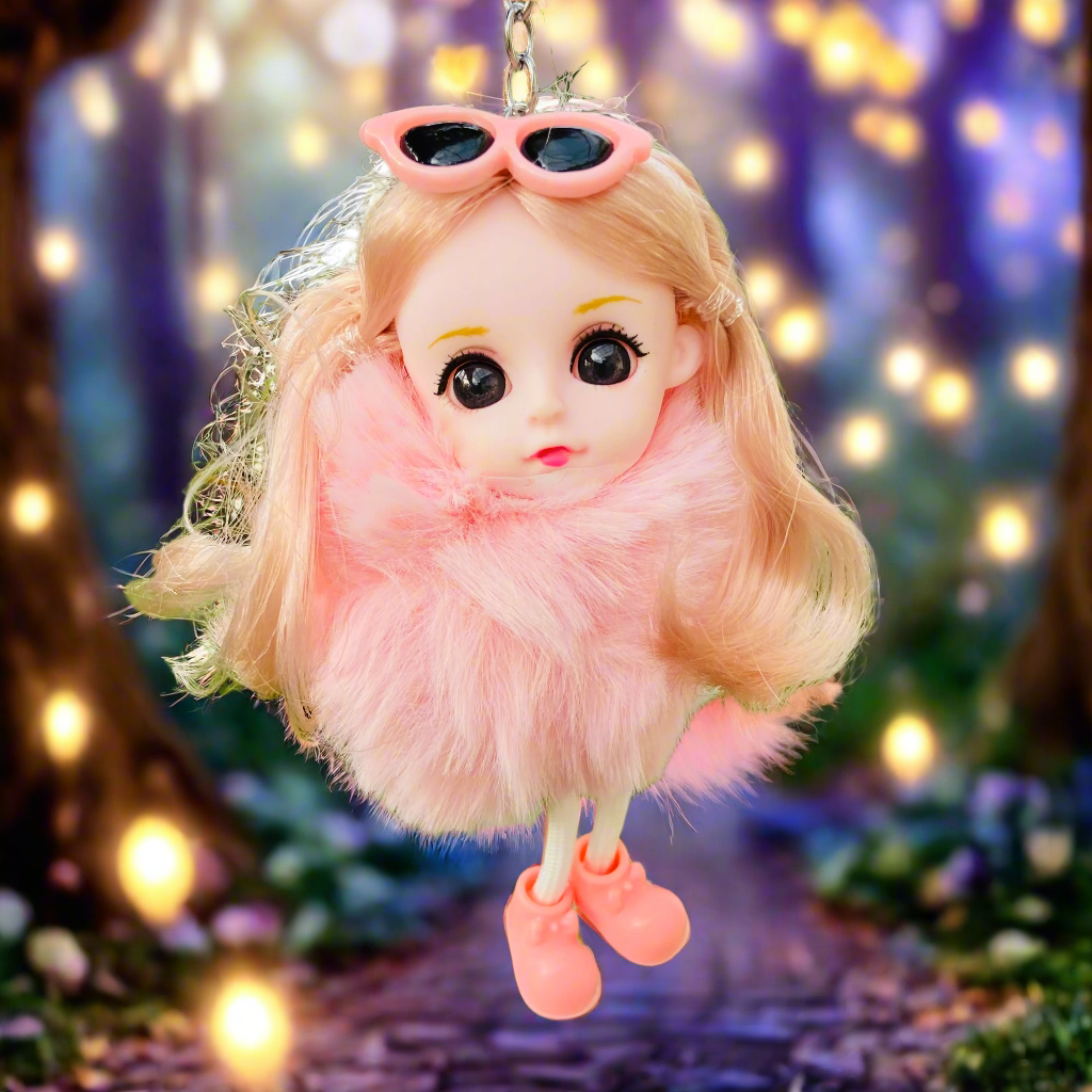 NestyFox 26 cm Fashion Doll Combo with 15 cm Assorted Mini Doll for Girls