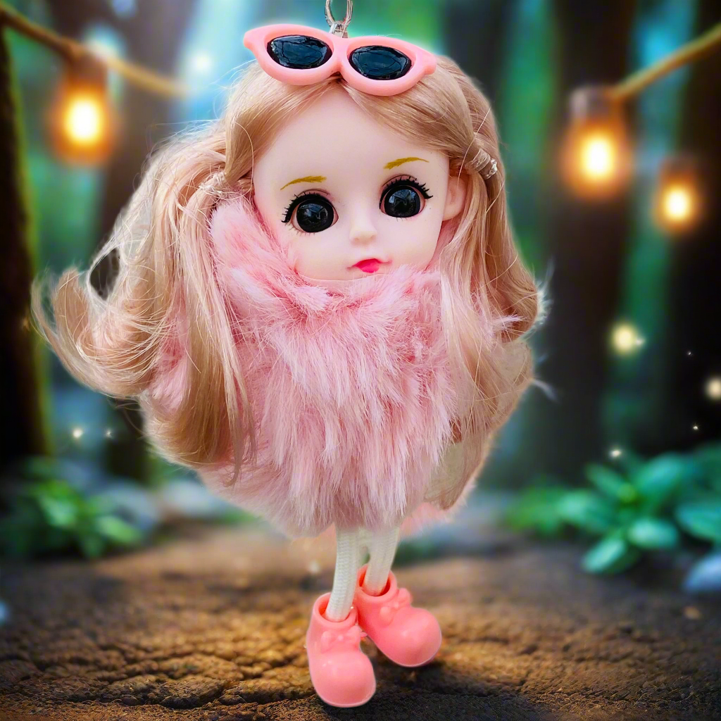 NestyFox 26 cm Fashion Doll Combo with 15 cm Assorted Mini Doll for Girls