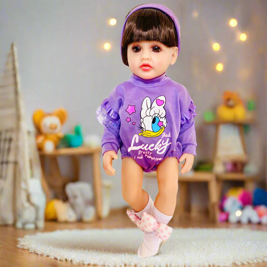 NestyFox - 55 cm Realistic Silicone Baby Doll