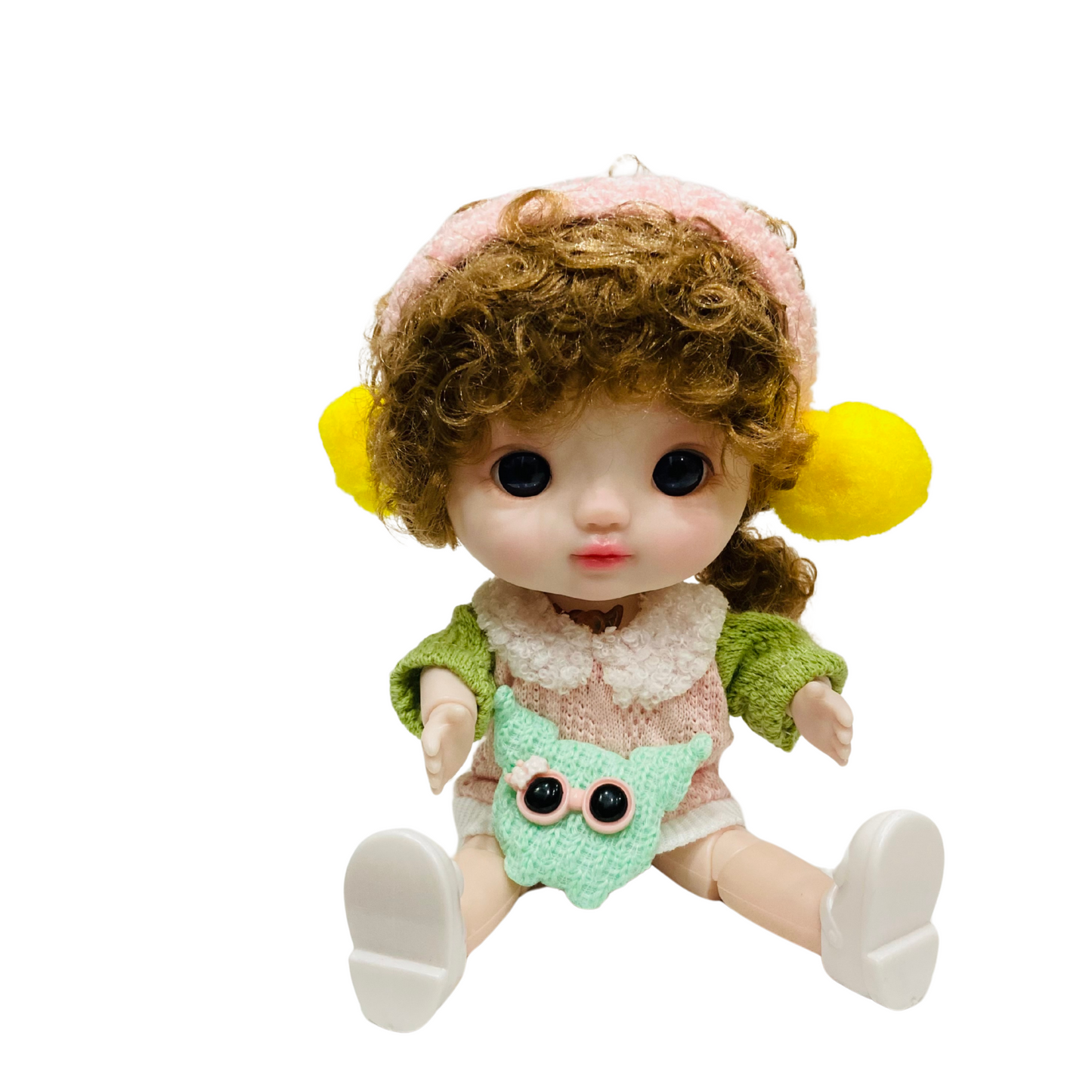 NestyFox 22cm Realistic Musical Doll with Sound & Movement