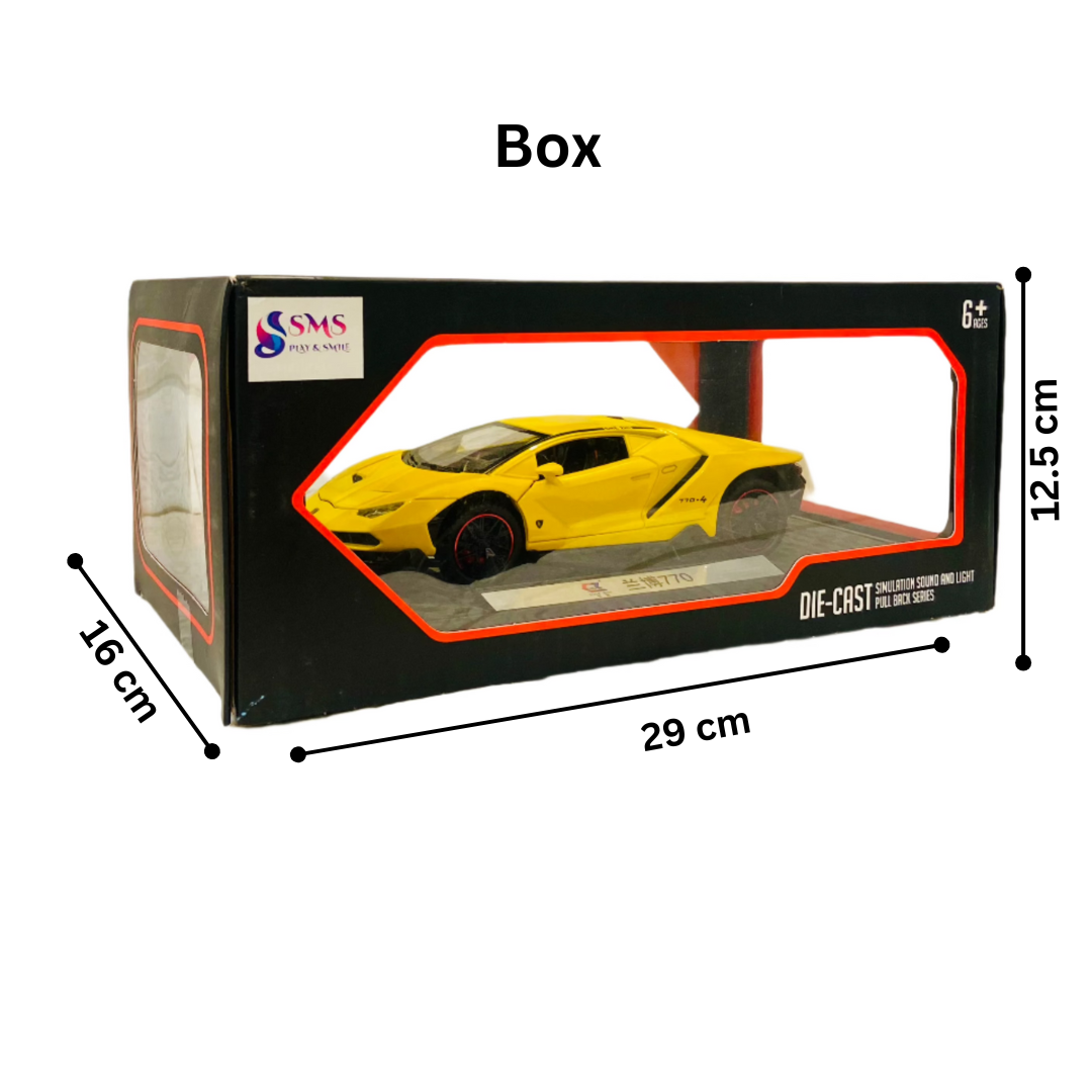1:24 Lamborghini 770 Supercar Die-Cast Alloy Model