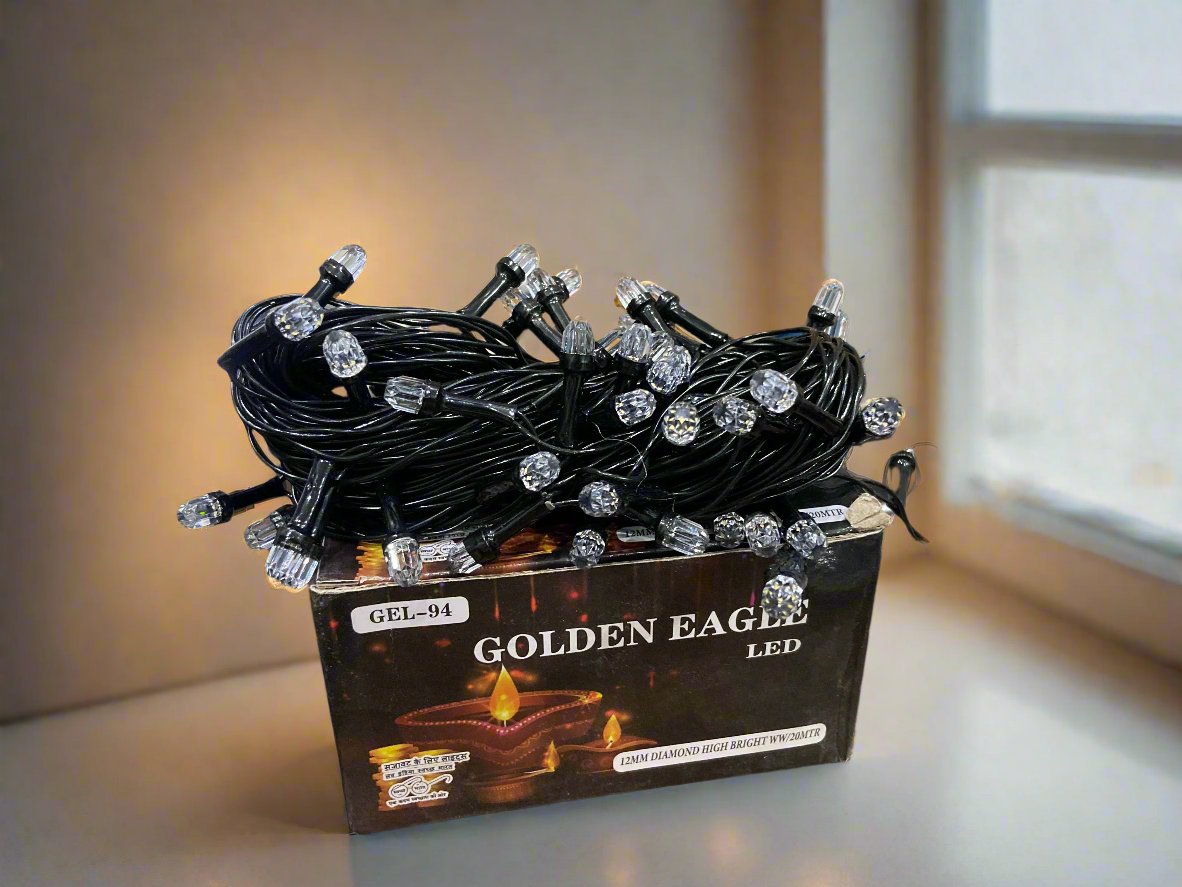 Golden Eagle 12MM Diamond High Bright LED Light | 20 Meter Roll