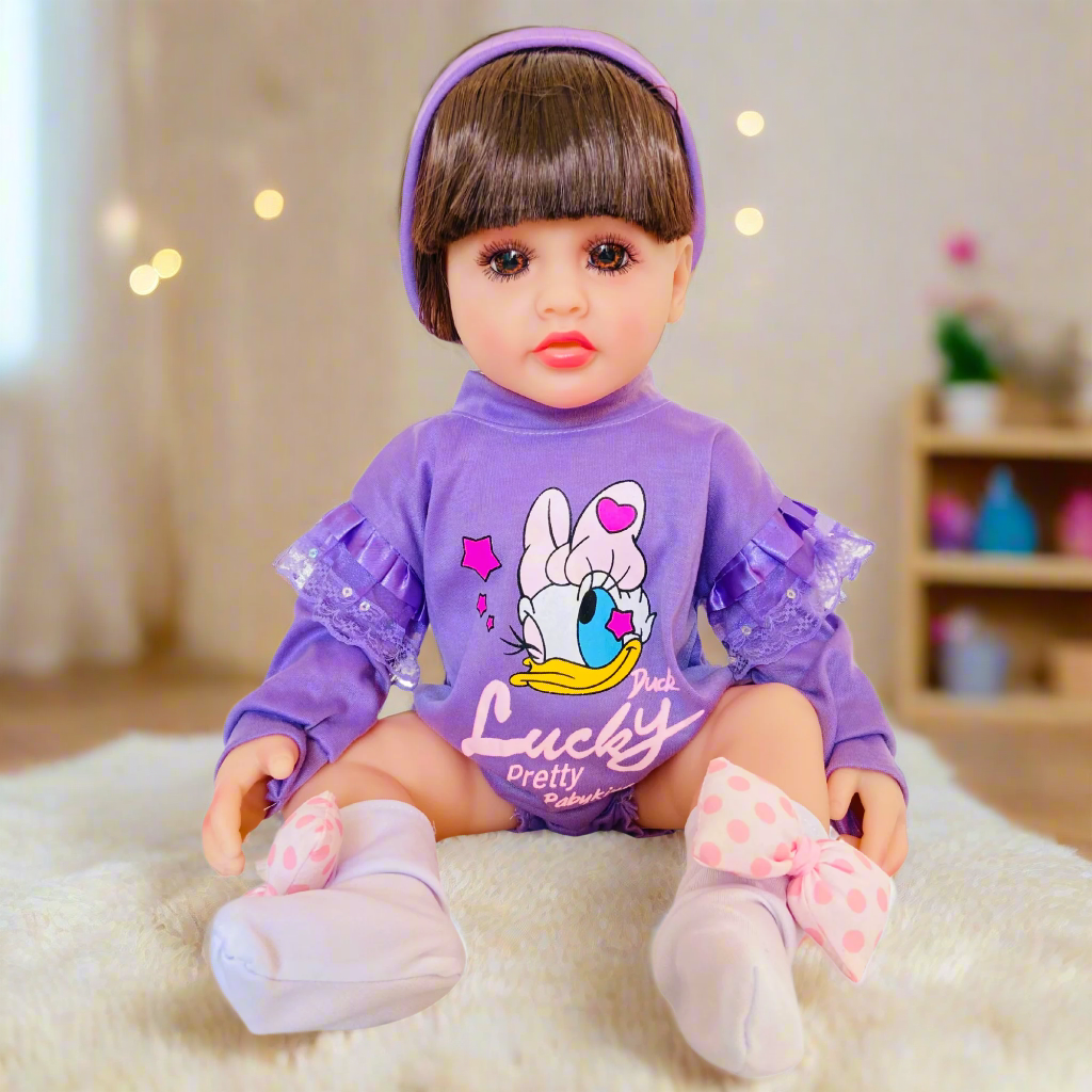 NestyFox - 55 cm Realistic Silicone Baby Doll