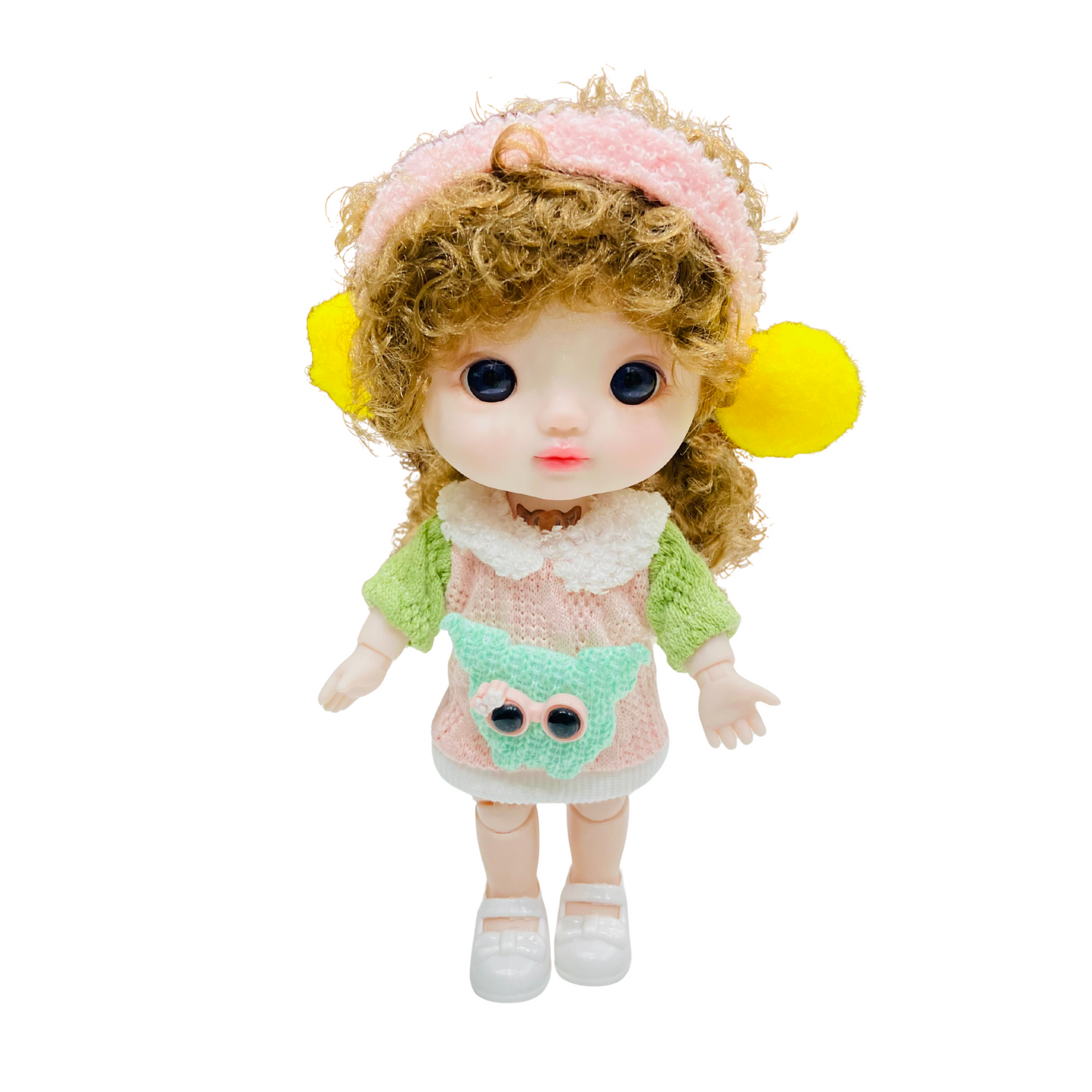 NestyFox 22cm Realistic Musical Doll with Sound & Movement