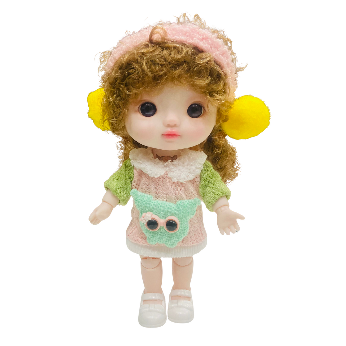 NestyFox 22cm Realistic Musical Doll with Sound & Movement