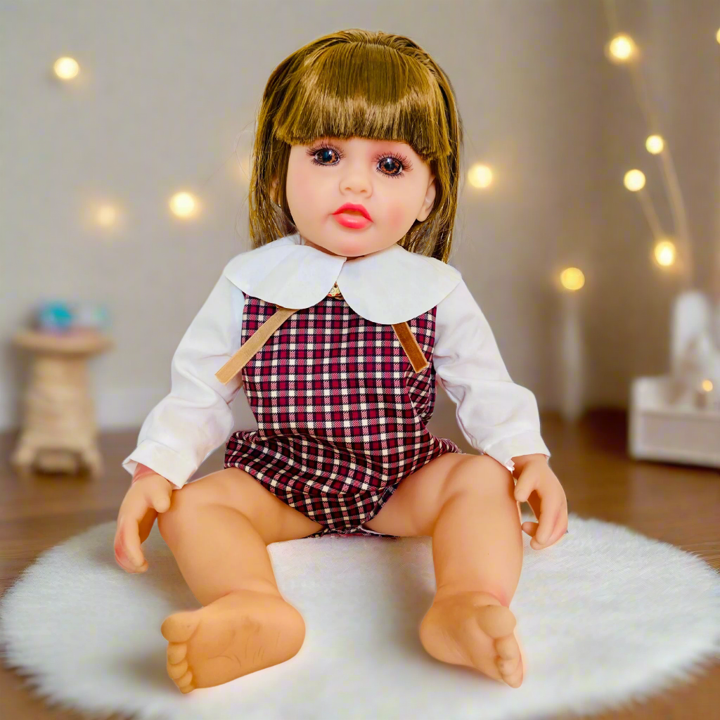 NestyFox - 55 cm Realistic Silicone Baby Doll