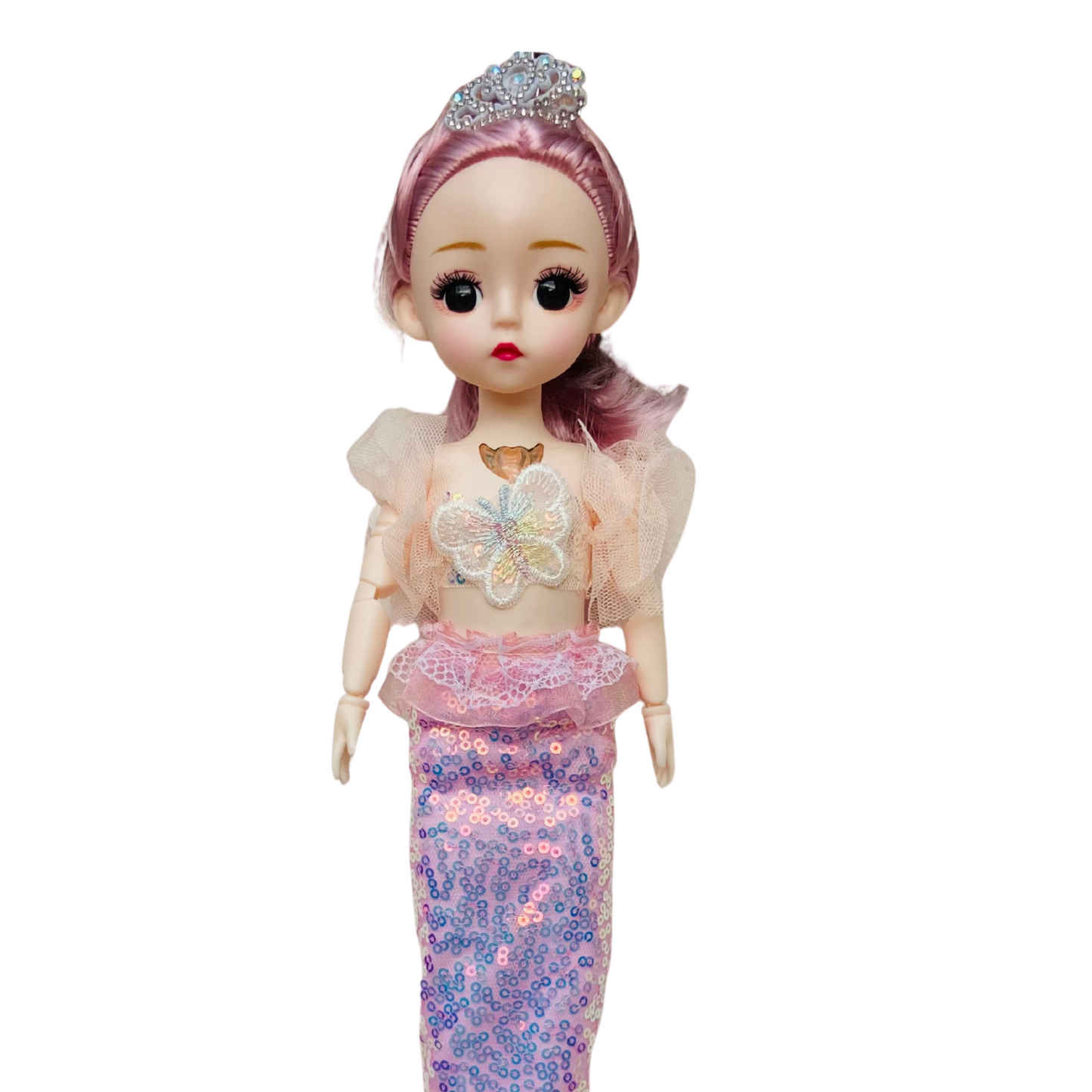 NestyFox Musical Light-Up Mermaid Doll for Girls β 46 cm Sparkling Tail Doll with Glowing Chest, Music & Light Functions Ask ChatGPT