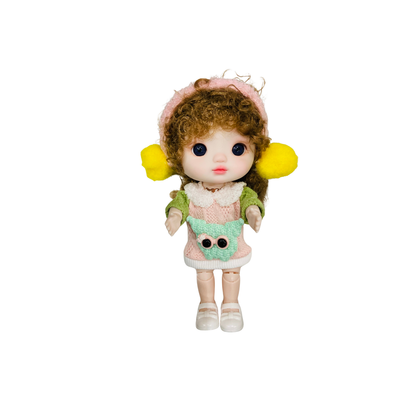 NestyFox 22cm Realistic Musical Doll with Sound & Movement