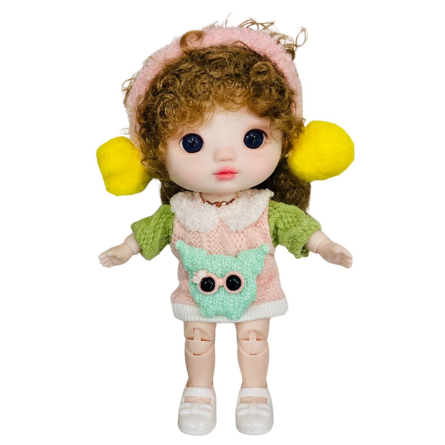 NestyFox 22cm Realistic Musical Doll with Sound & Movement