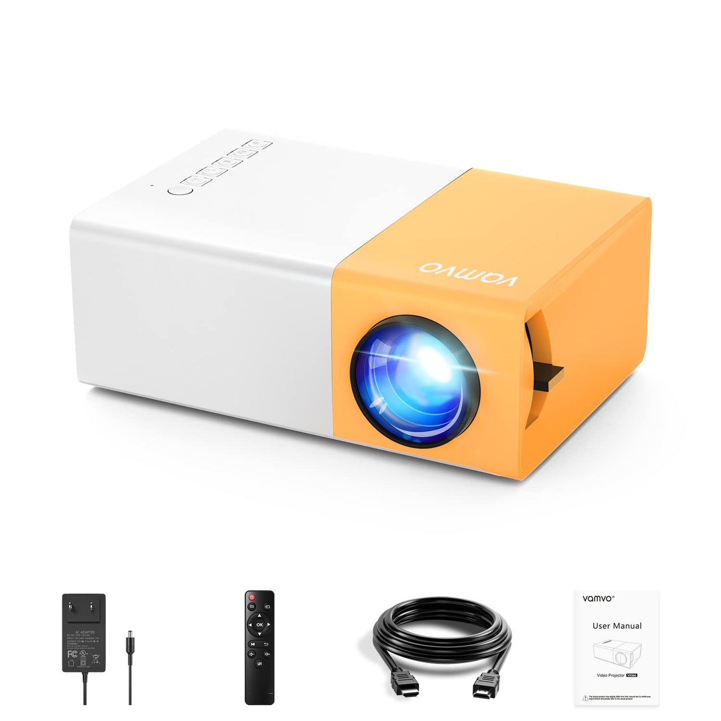 Mini Projector - 1080p - Vamvo YG300 Pro