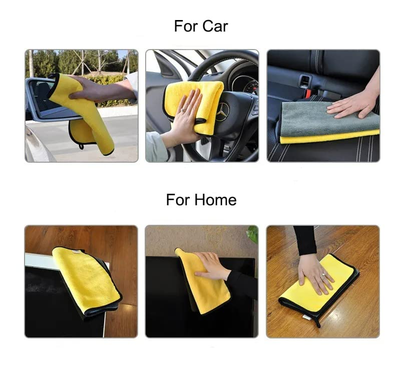 Multi-Purpose Microfiber Cleaning Cloth (Pack of 3)