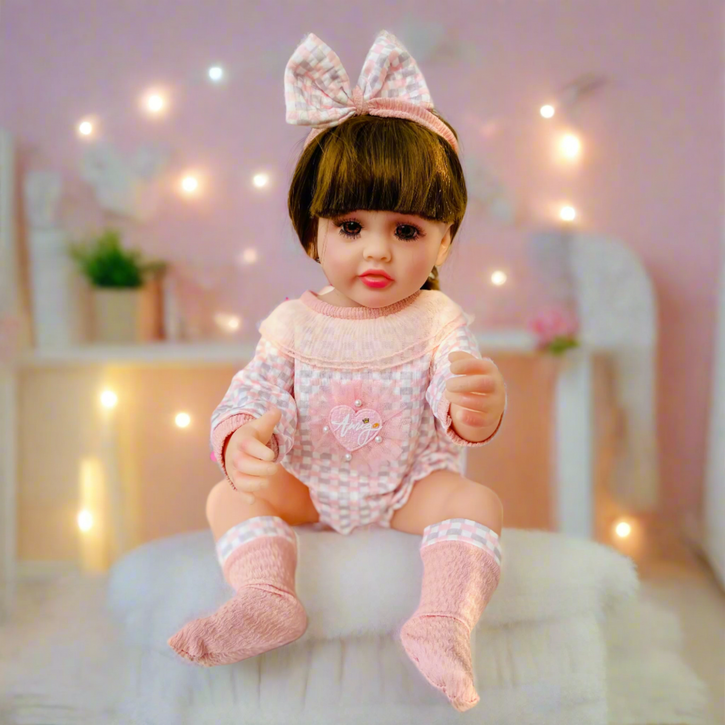 NestyFox - 55 cm Realistic Silicone Baby Doll