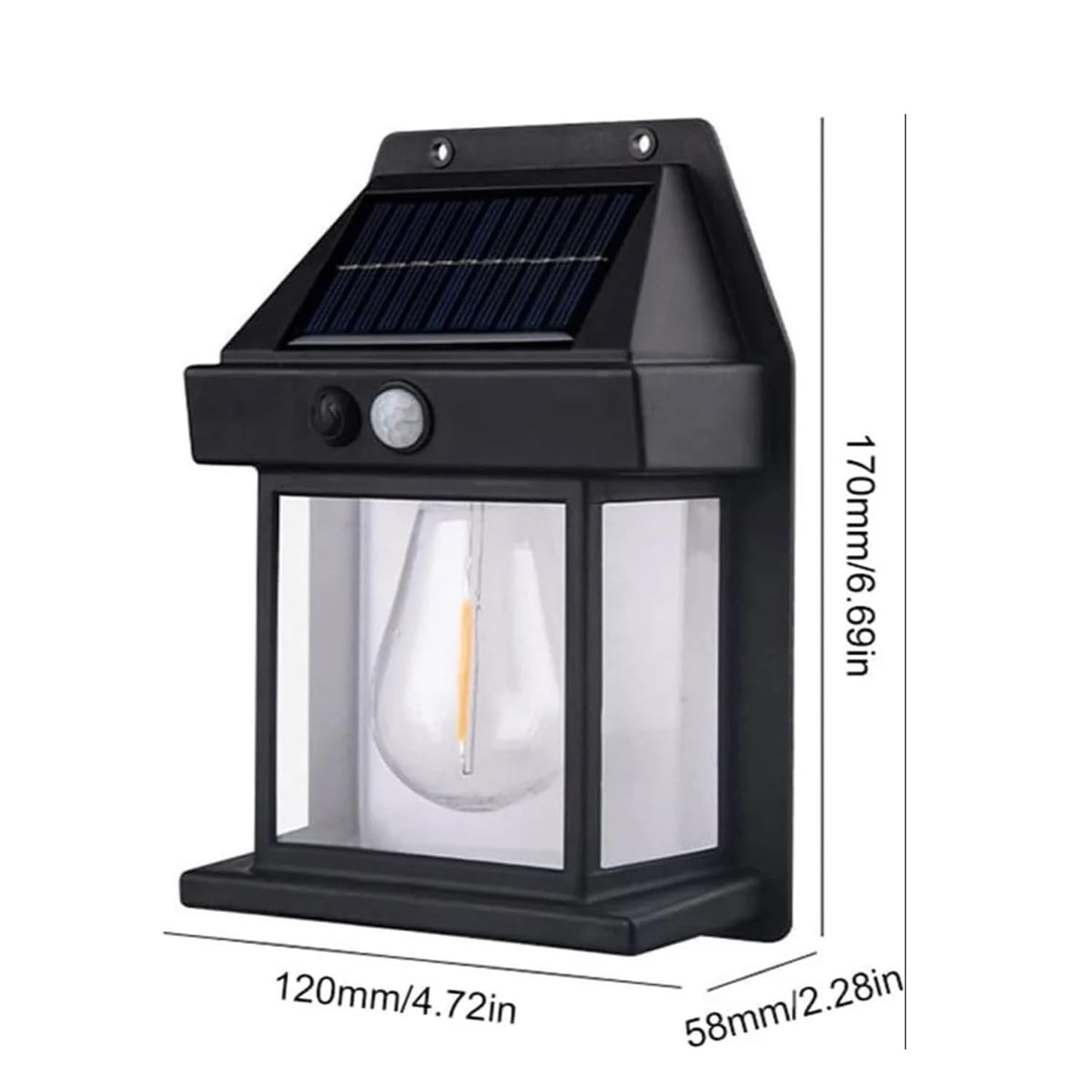 Solar Motion Sensor Wall Light