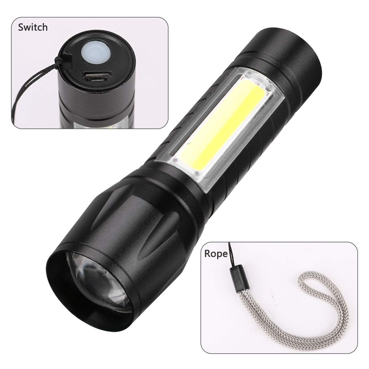 Mini Rechargeable LED Torch