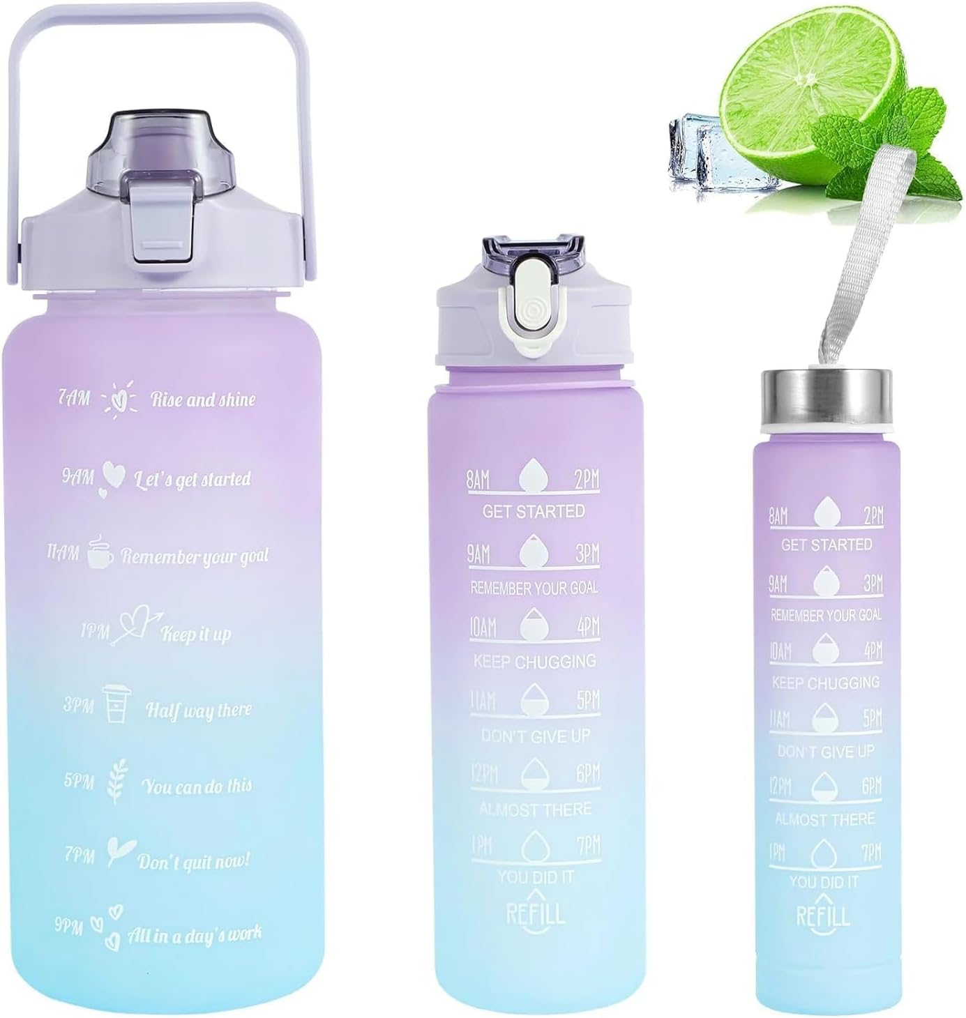Water Bottle - Pack Of -3 Pcs Combo