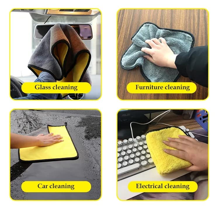 Multi-Purpose Microfiber Cleaning Cloth (Pack of 3)
