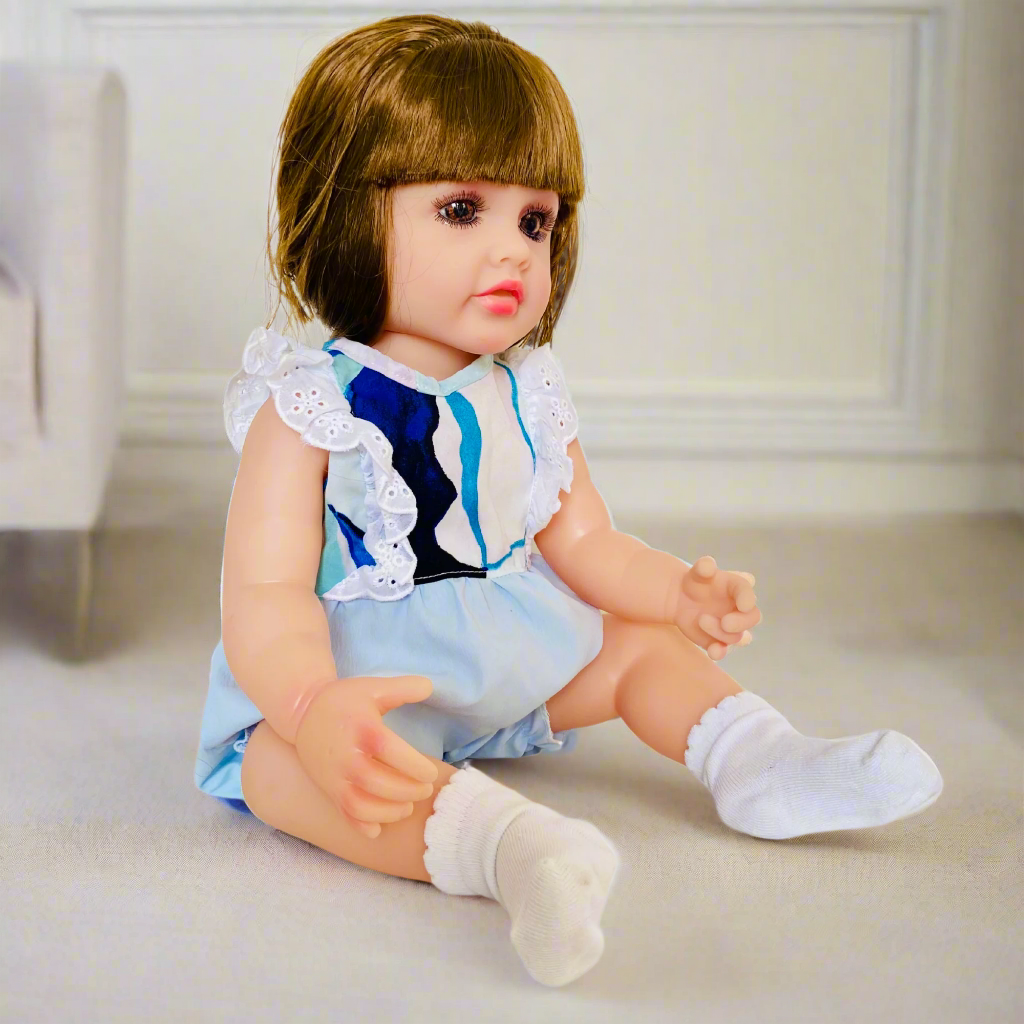 NestyFox - 55 cm Realistic Silicone Baby Doll