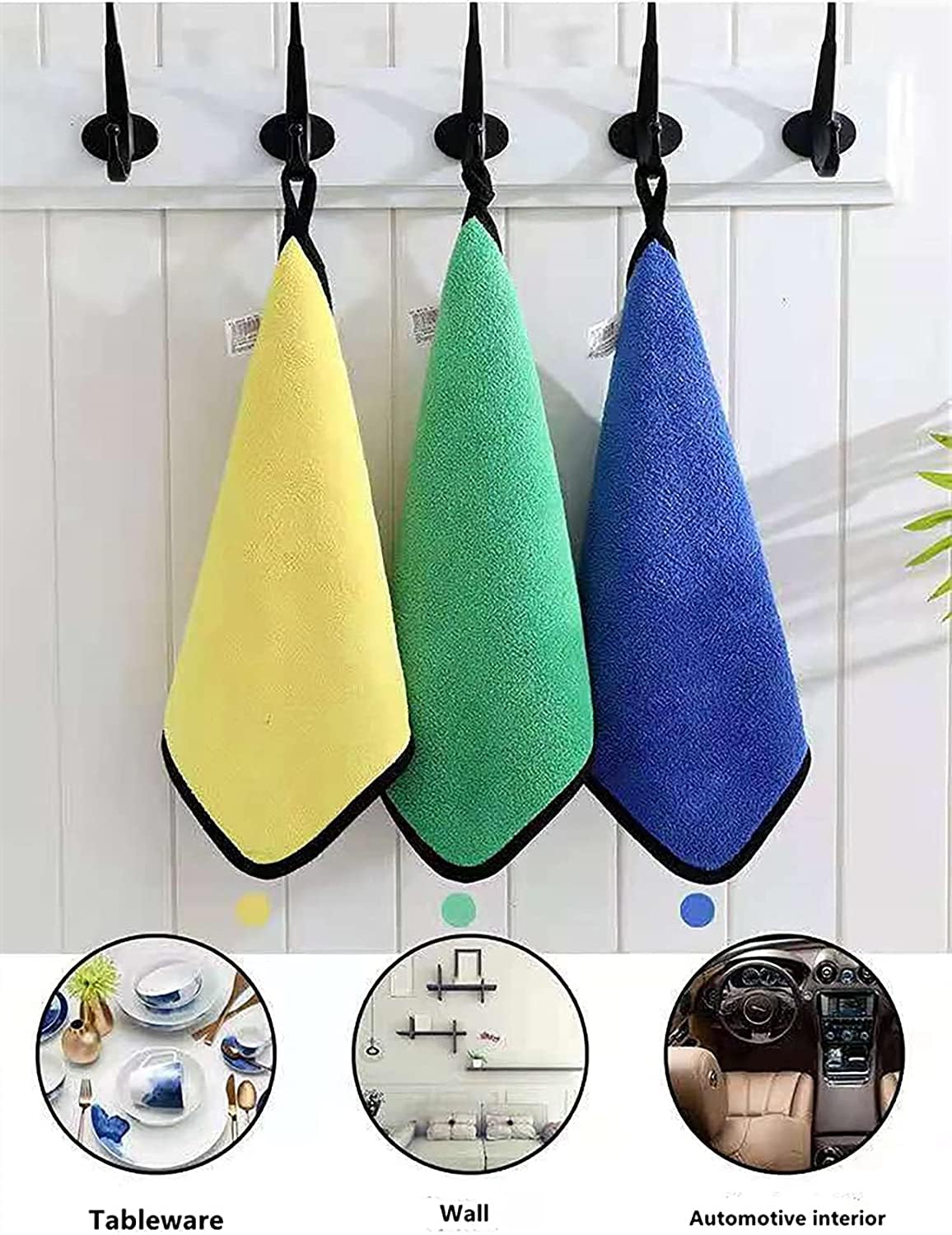 Multi-Purpose Microfiber Cleaning Cloth (Pack of 3)