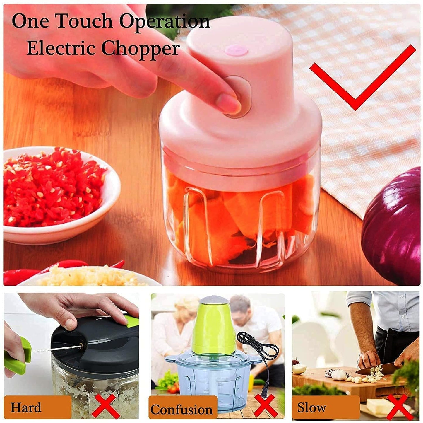 Mini Electric Chopper