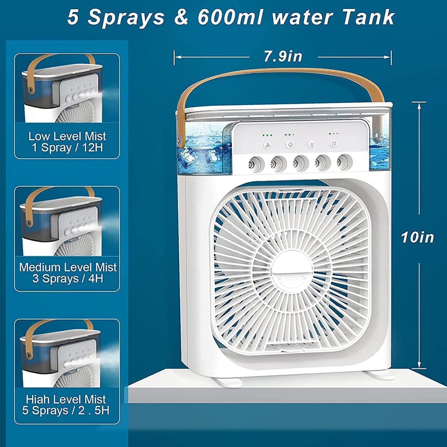 Portable Chill Breeze Mini Air Cooler Fan