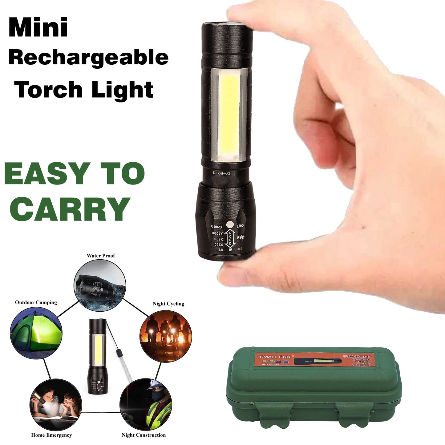 Mini Rechargeable LED Torch
