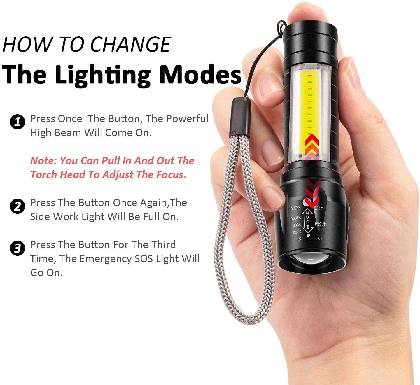 Mini Rechargeable LED Torch
