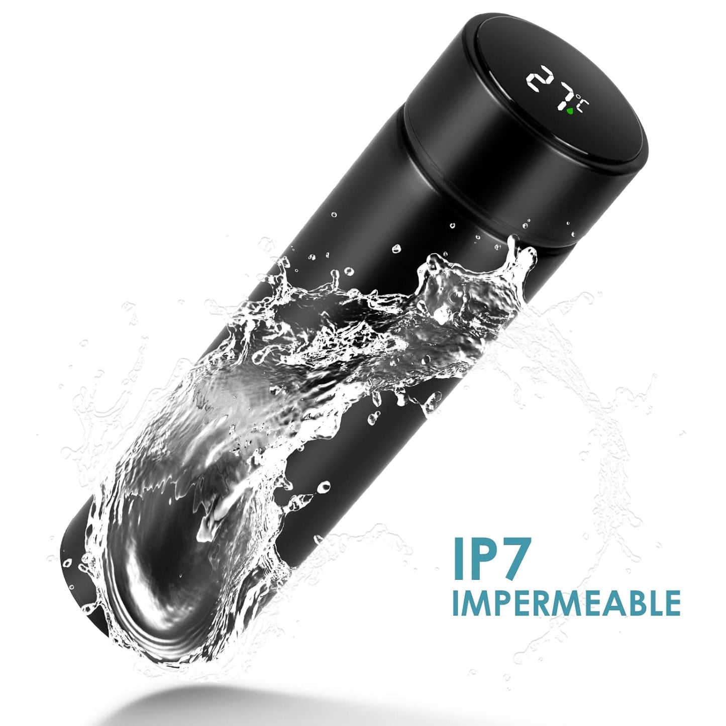 Smart Insulated Bottle with LED Temperature Display