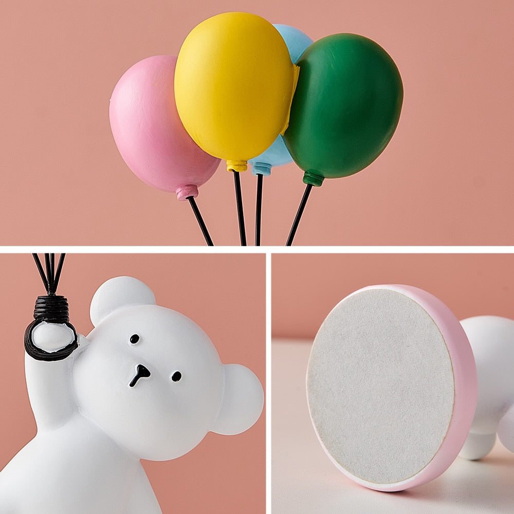 Baby Polar Bear With Balloons