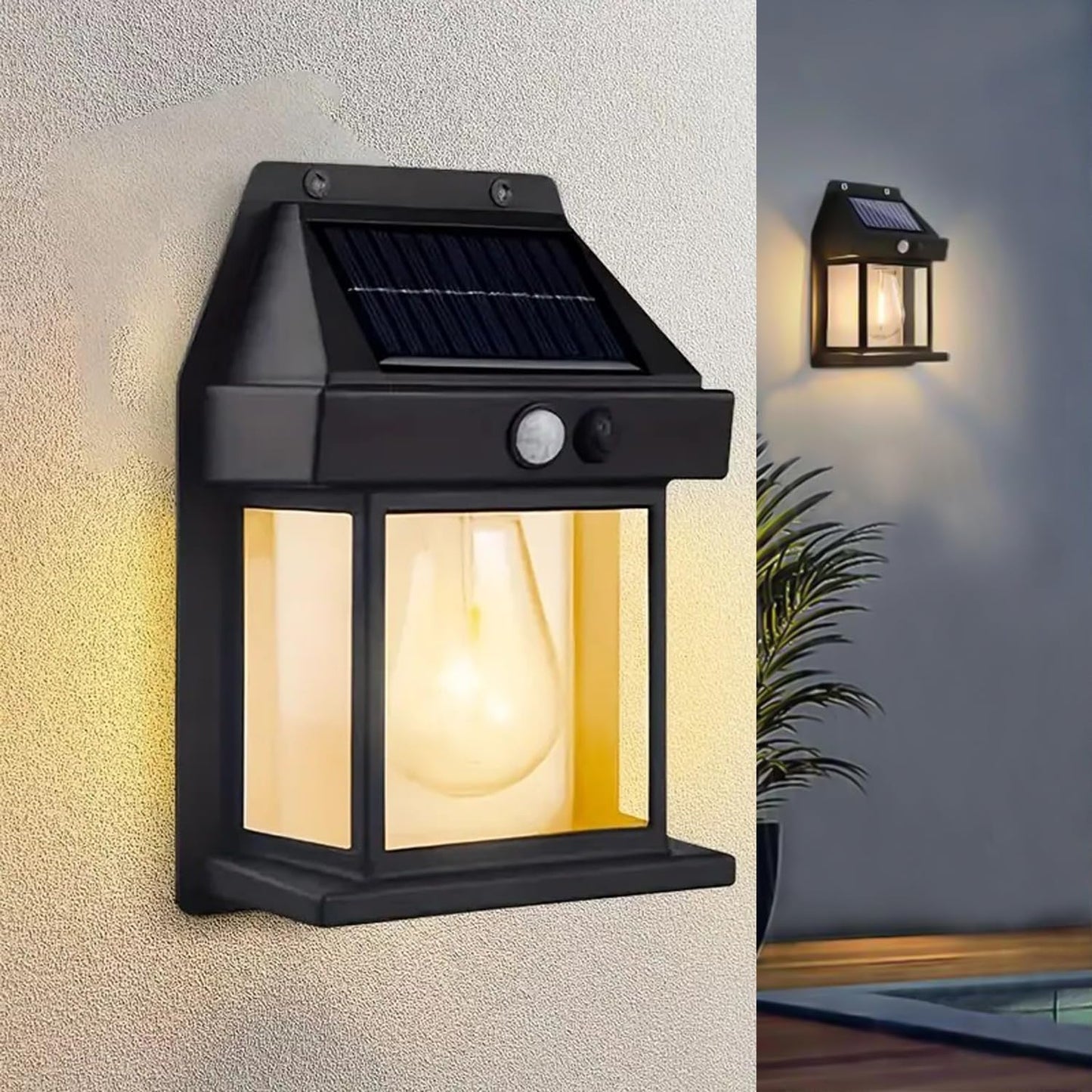 Solar Motion Sensor Wall Light