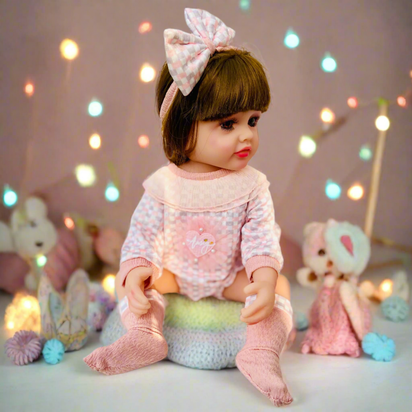 NestyFox - 55 cm Realistic Silicone Baby Doll
