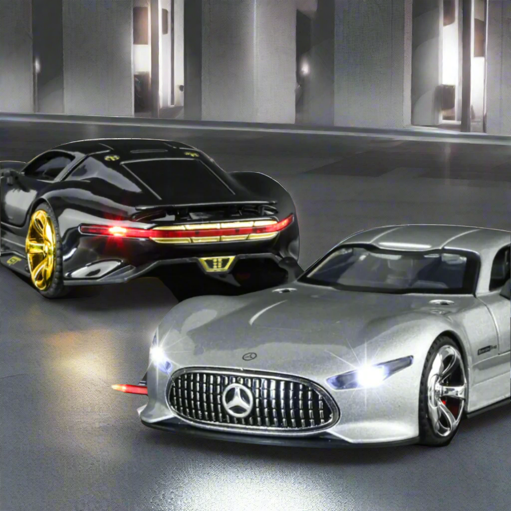 NestyFox CHE ZHI Mercedes AMG Die-Cast Model Car β Alloy Body, Sound & Light Effects