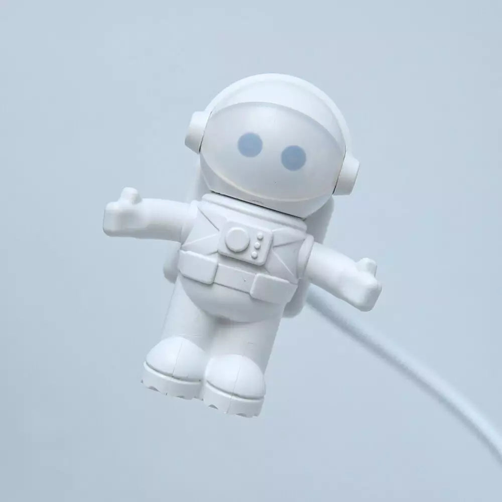 Adjustable Astronaut LED Night Light - Flexible Spaceman Reading Lamp