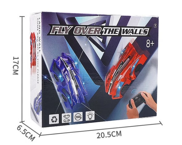Wall Climbing Car With Led Lights 360 Degree Rotating Stunt Toys