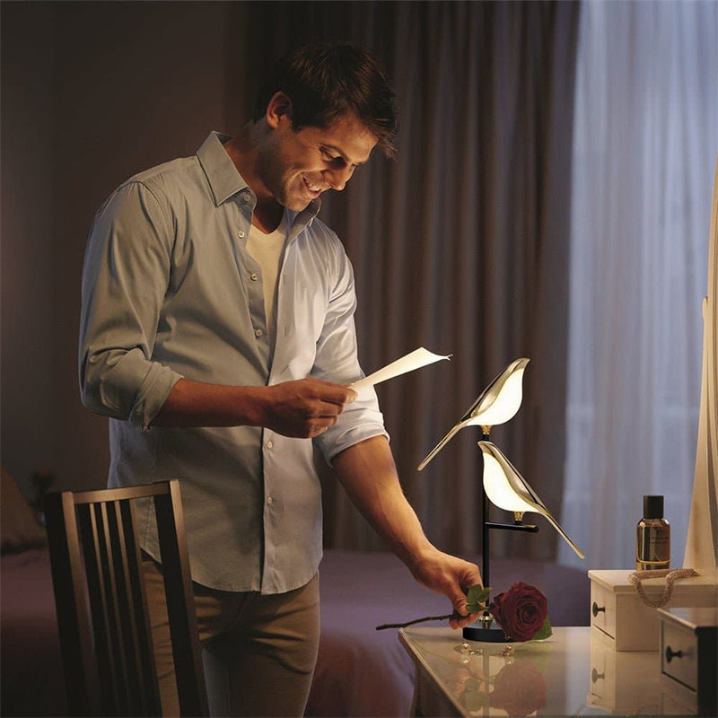 Bird Shape Design Table Lamp | Bedside Desk Lamp | Table Light