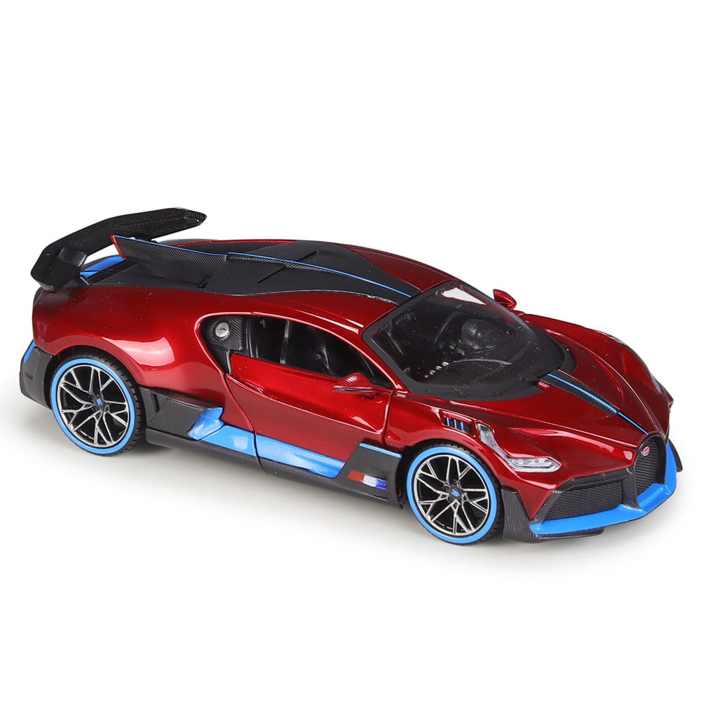 NestyFox 1:32 Bugatti Divo Alloy Car Model – Sound, Lights & Pull-Back Action