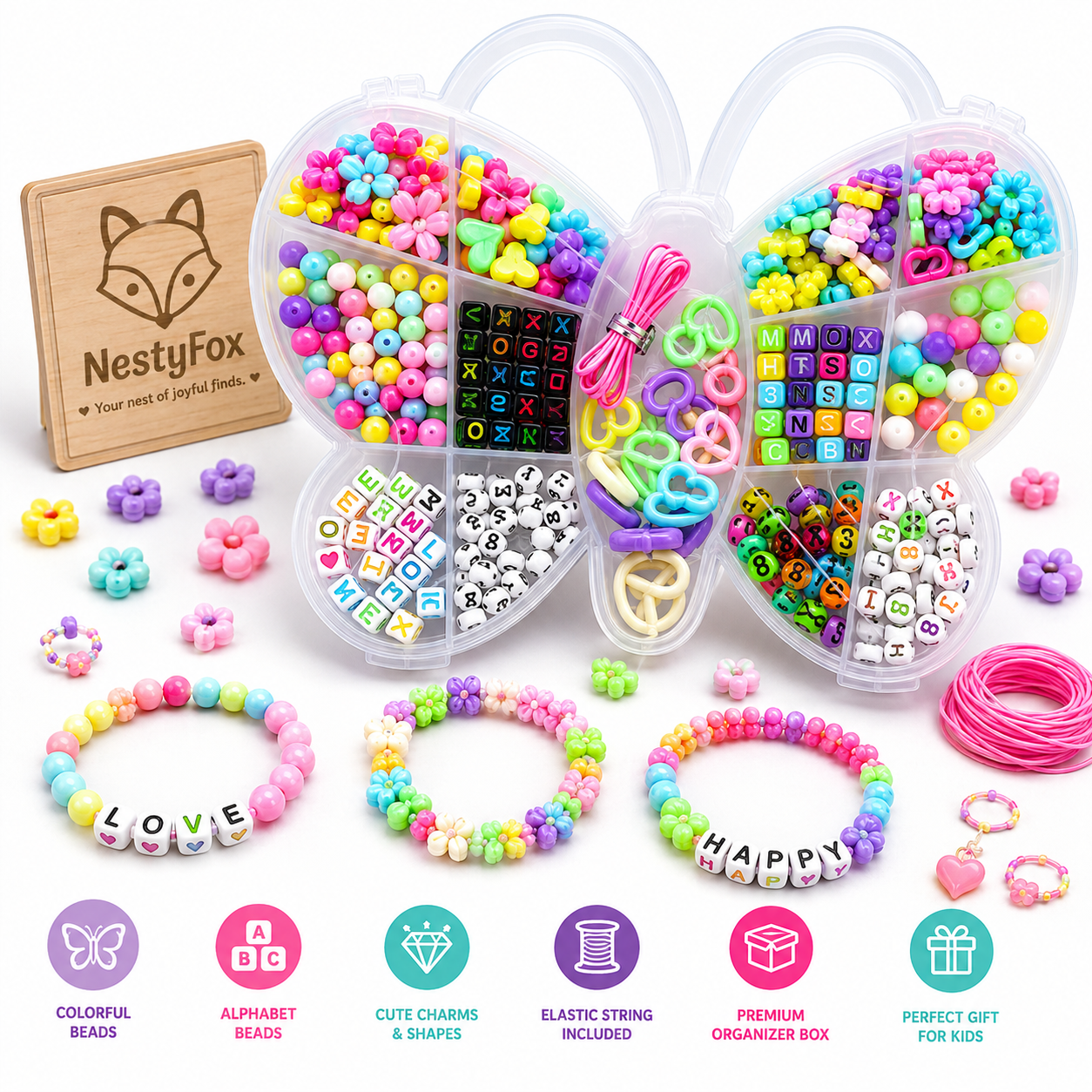 DIY Beads Jewelry Making Kit for Kids