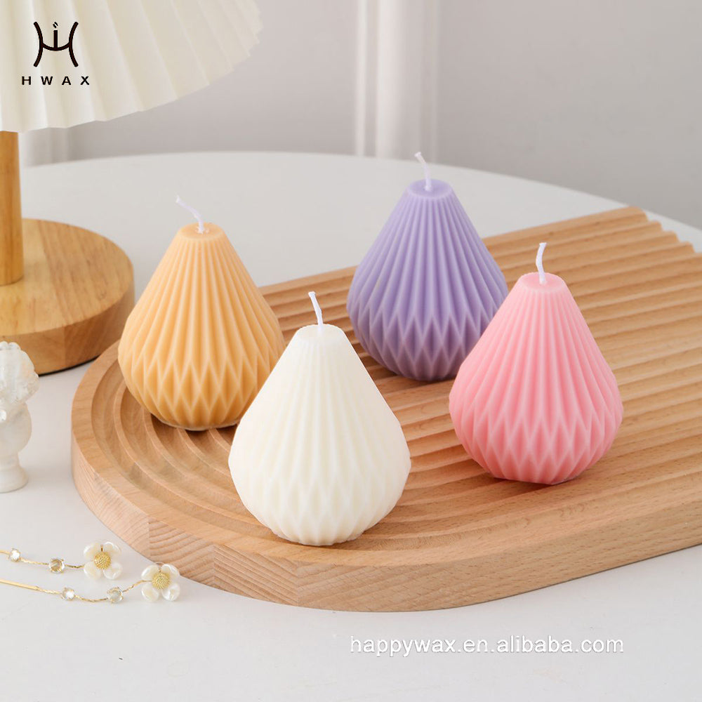 ear-Shaped Eco-Friendly Scented Candles – 100% Soy Wax, Pack of 3 for Home Décor and Diwali