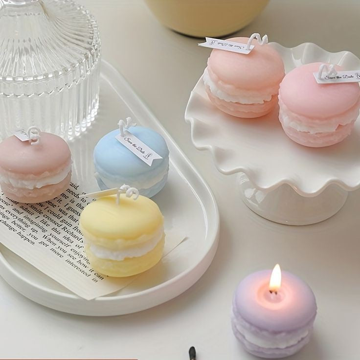 Macaron Candle (Pack Of 6)