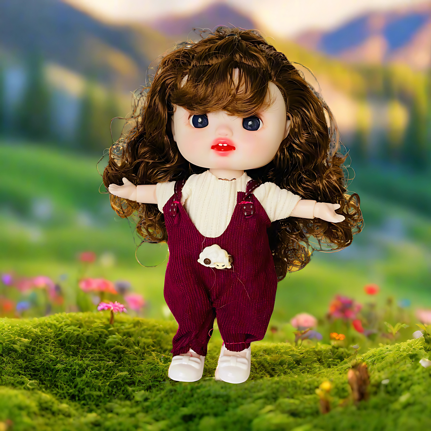 CoCo Vinyl Reborn Doll – 15 Movable Joints & Musical Play