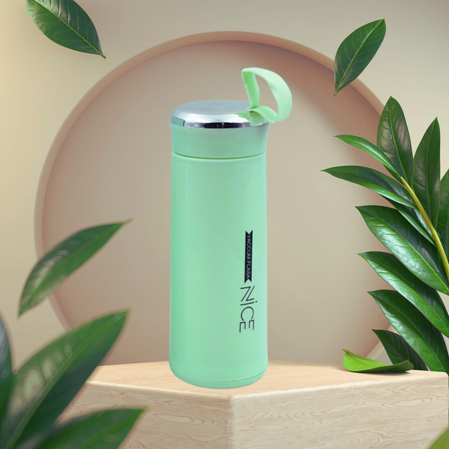 Glass Water Bottle 400ml, Leak-Proof, BPA-Free, Glass, Hot and Cold, Travel, Gym, Kids