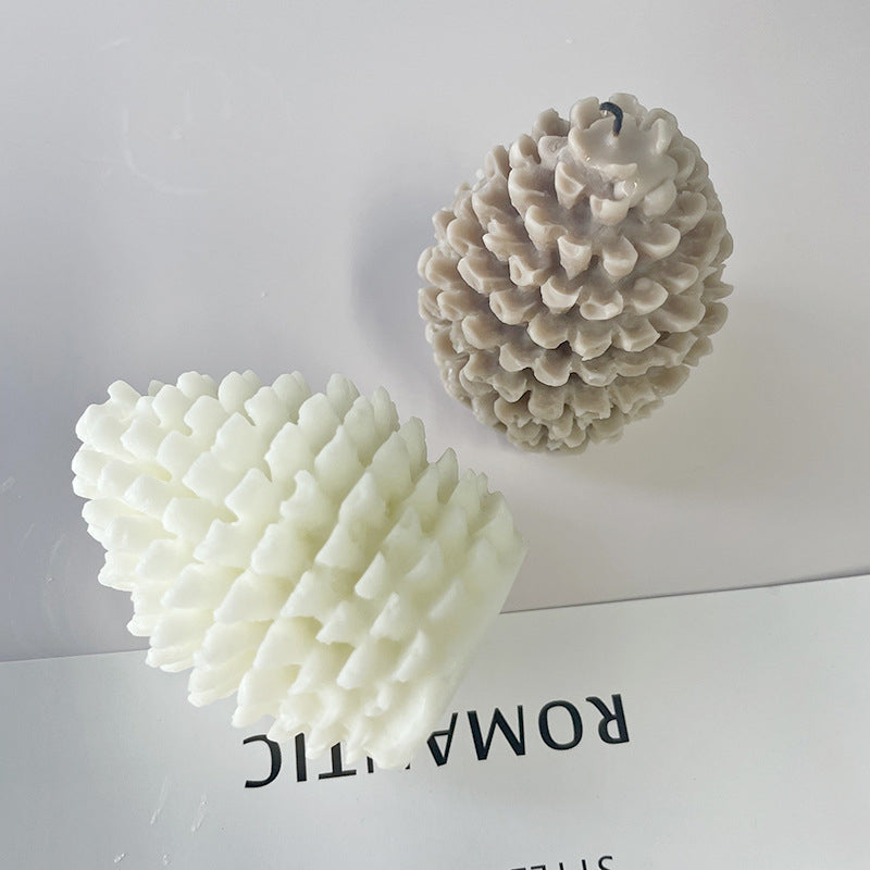 Pine Cone Silicone Candle( Pack Of 6)