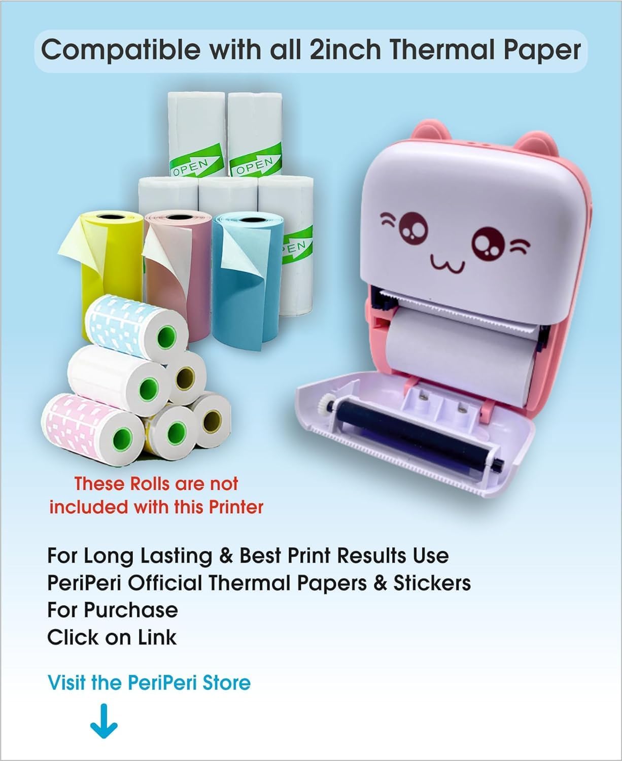 Instant Wireless Pocket Mini Printer: Bluetooth Thermal Printer for Mobile Phones