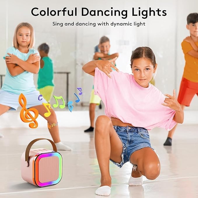 Bluetooth Speaker with Mini Wireless Karaoke Mic