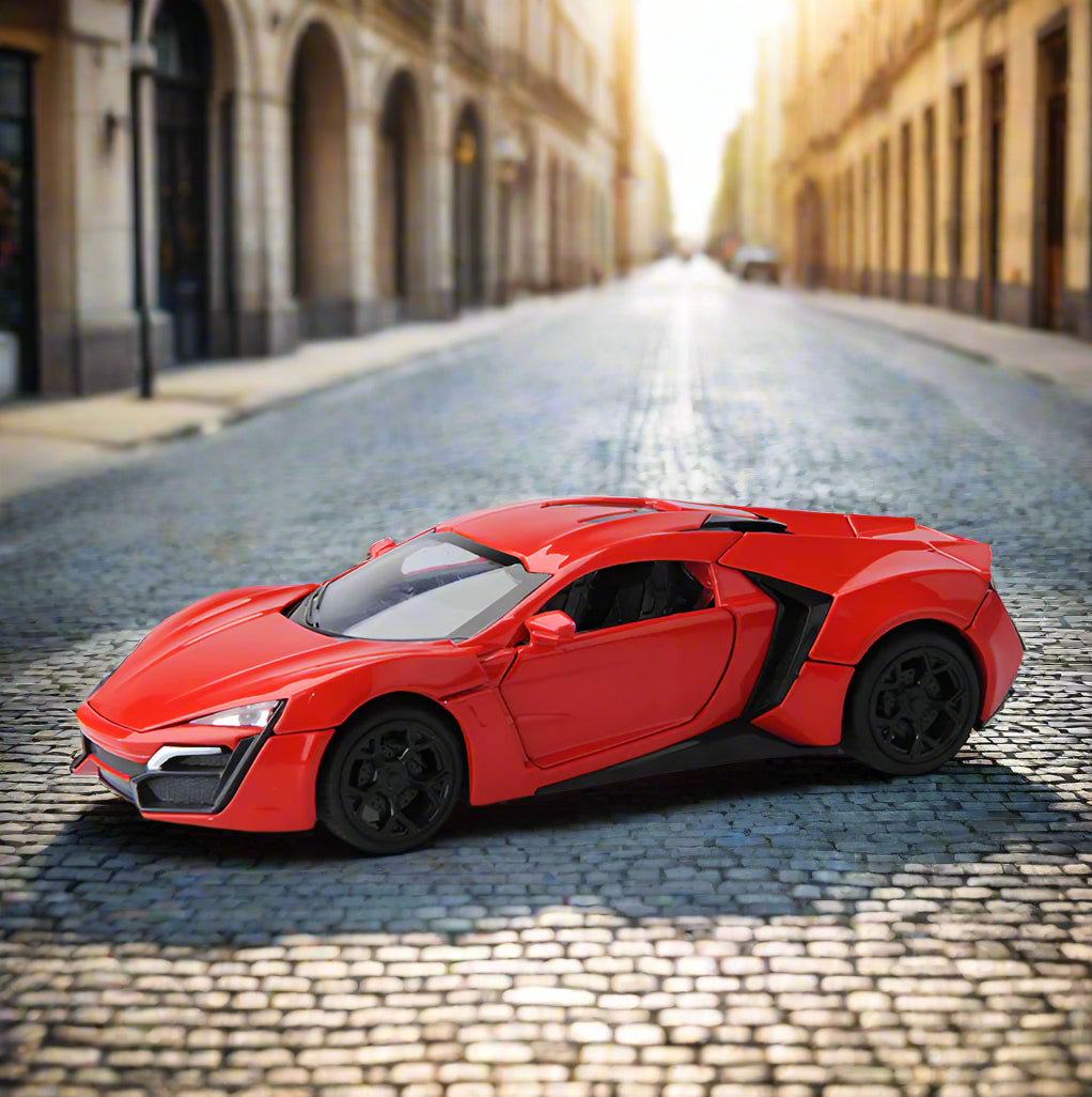 Lykan Hypersport Metal Pullback Toy car with|openable Doors,| Boys car |for Kids Best Toys Gifts Toys for Kids