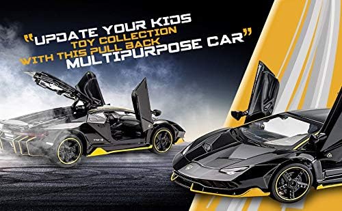 Lamborghini Die-Cast Car 1:32 with Lights, Sound & Free Metal Spinner