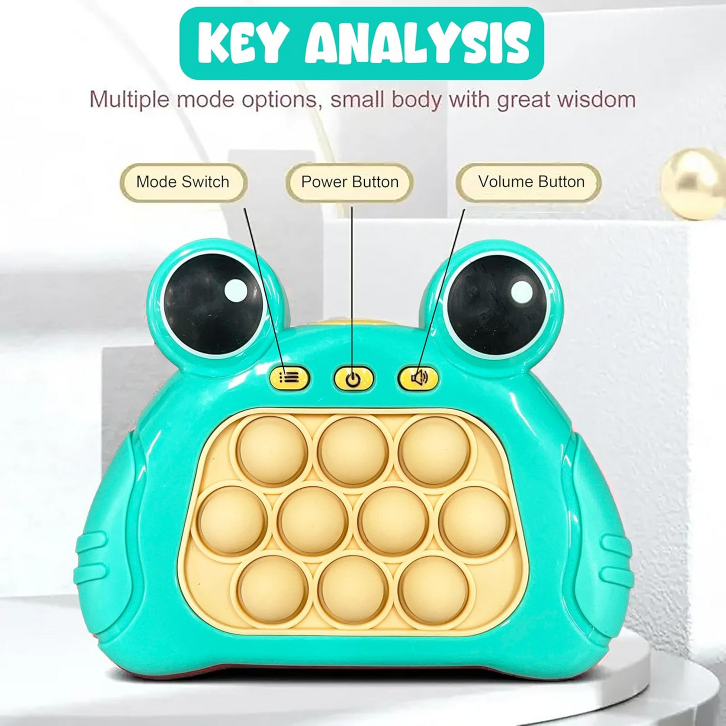 NestyFox Fast Push Interactive Game โ Light-Up Fidget Fun for All Ages!