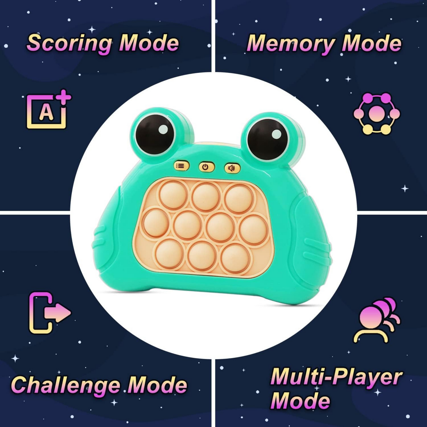NestyFox Fast Push Interactive Game โ Light-Up Fidget Fun for All Ages!