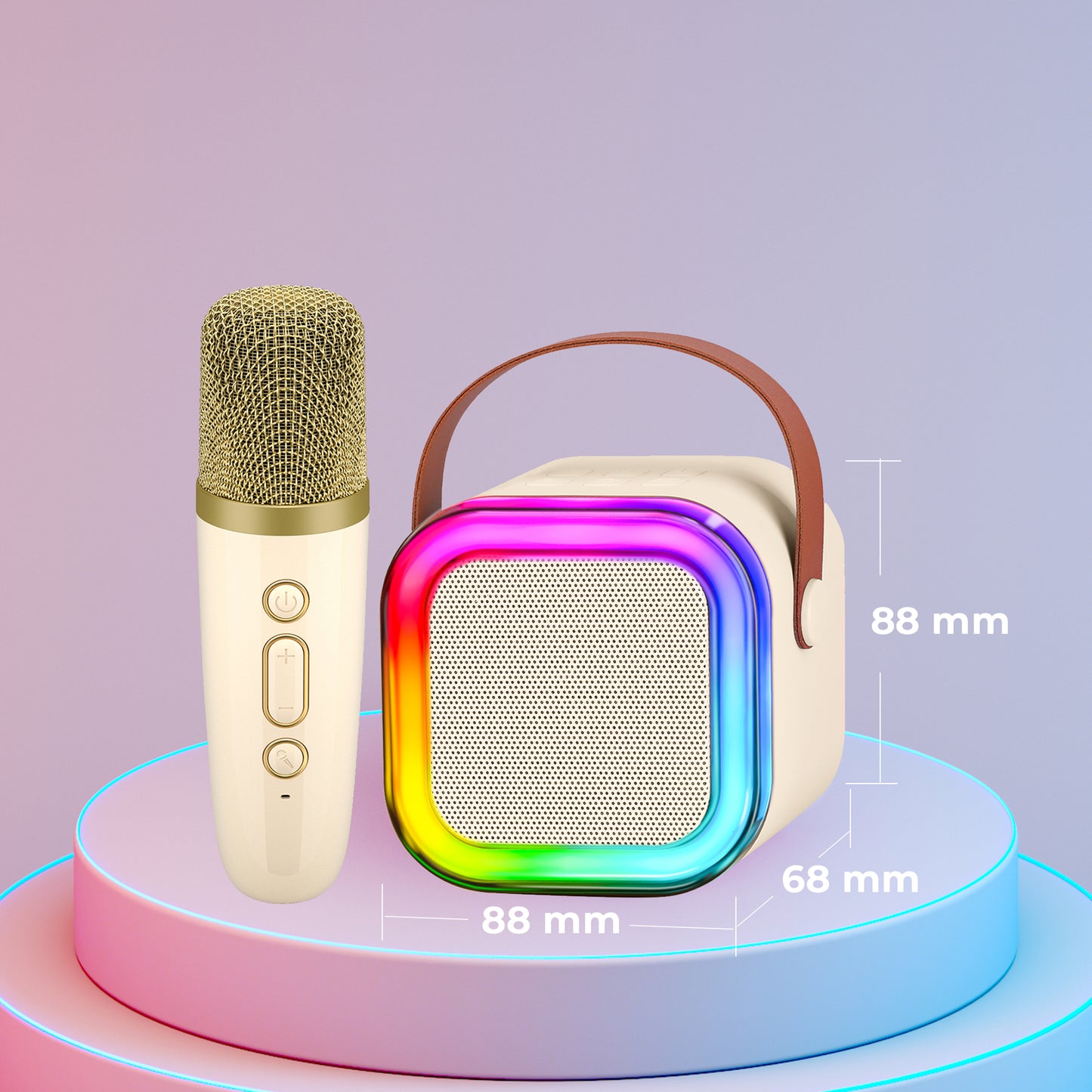 Bluetooth Speaker with Mini Wireless Karaoke Mic
