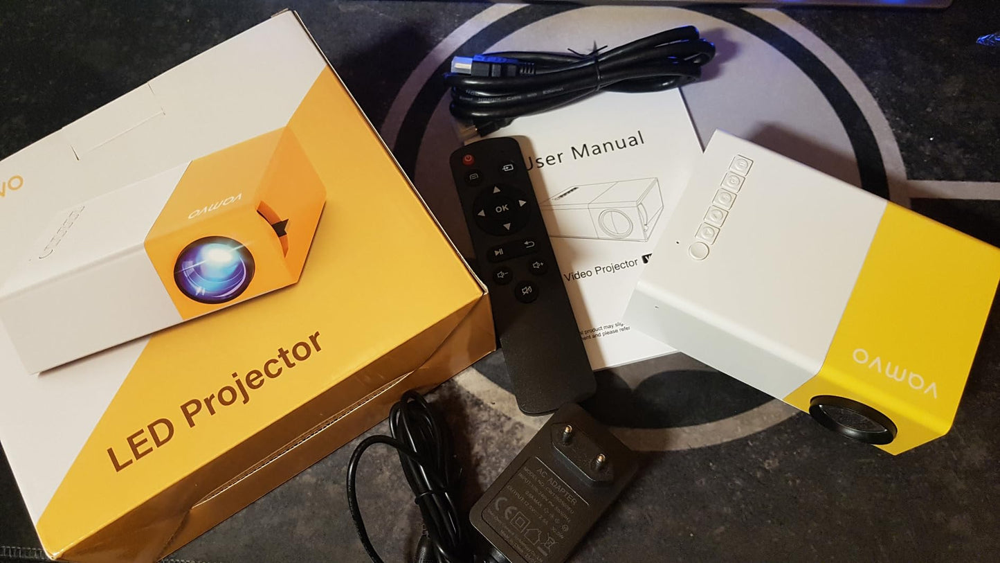 Mini Projector - 1080p - Vamvo YG300 Pro