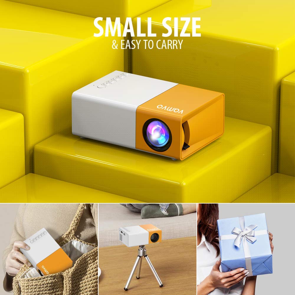 Mini Projector - 1080p - Vamvo YG300 Pro